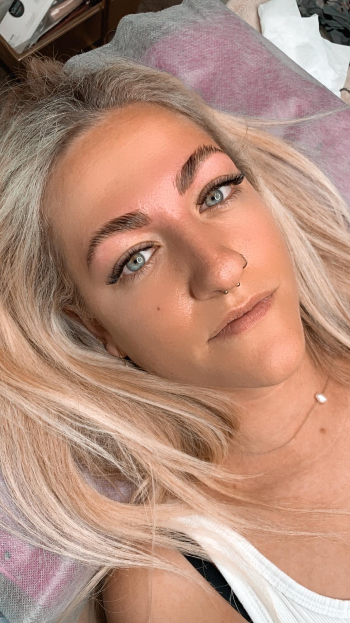 Brow work at Astise